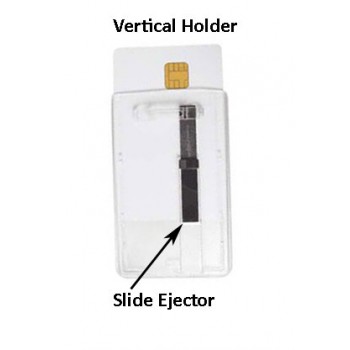 Frosted Smart Card Dispenser w/slide - 20 pack
